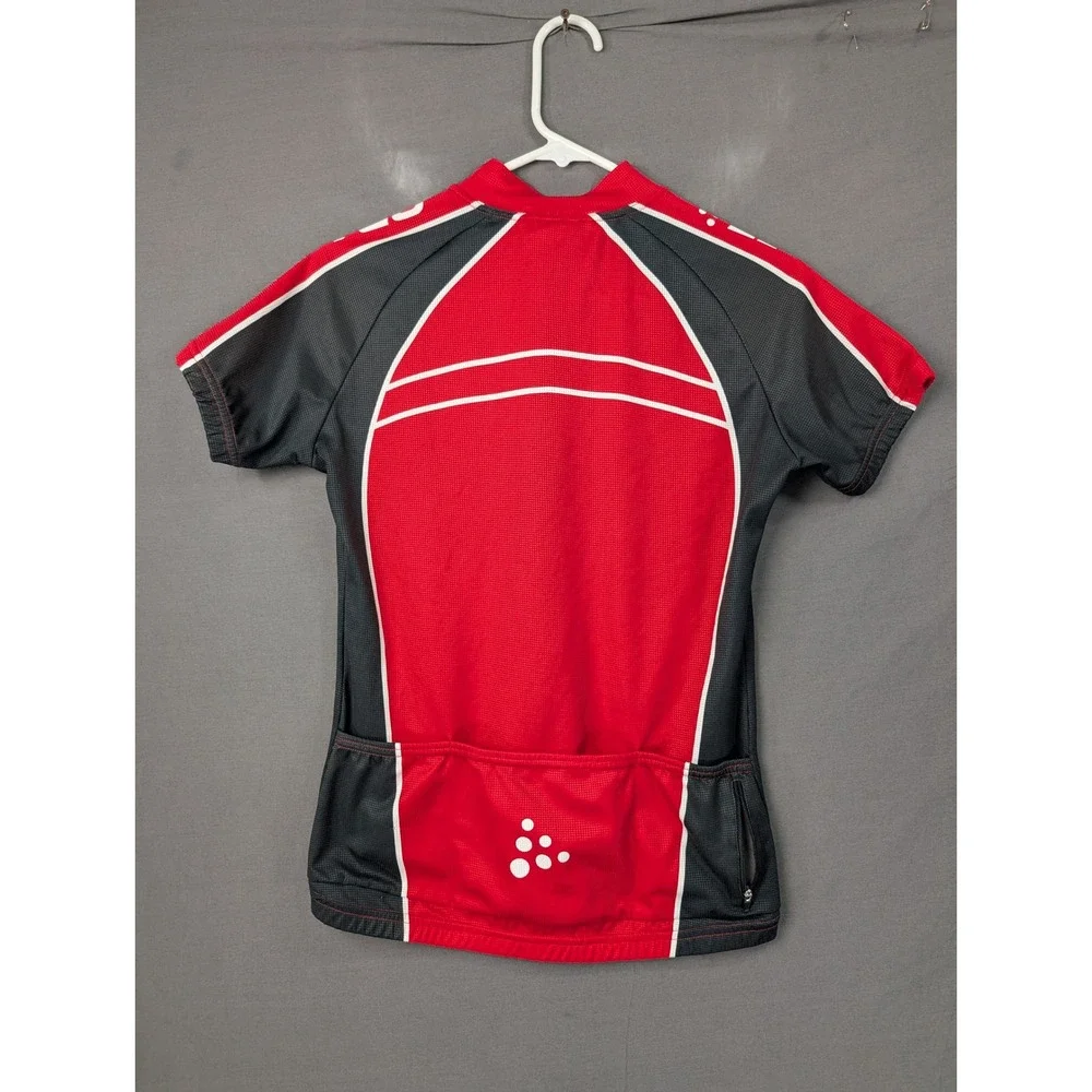 Craft L1 Ventilation Cycling Jersey Red Black White 197743 Mens Medium